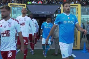 2025年08月04日 友谊赛-阿约克双响卢卡破门 那不勒斯1-2负布雷斯特 2025年08月04日 友谊赛-阿约克双响卢卡破门 那不勒斯1-2负布雷斯特